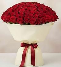 Букет 101 Красная роза Милано в Наурской