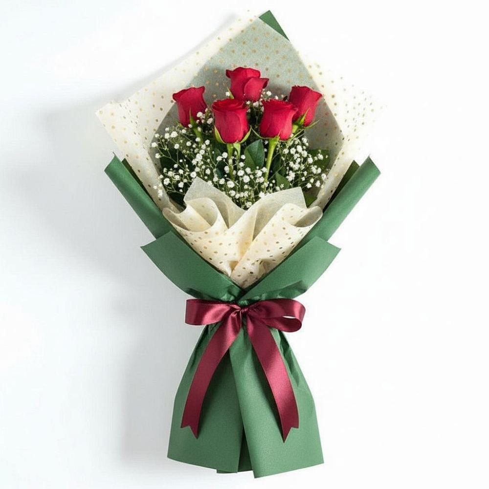 Букет рубиновое очарование в Наурской Букет цветов из: Розы в Наурской