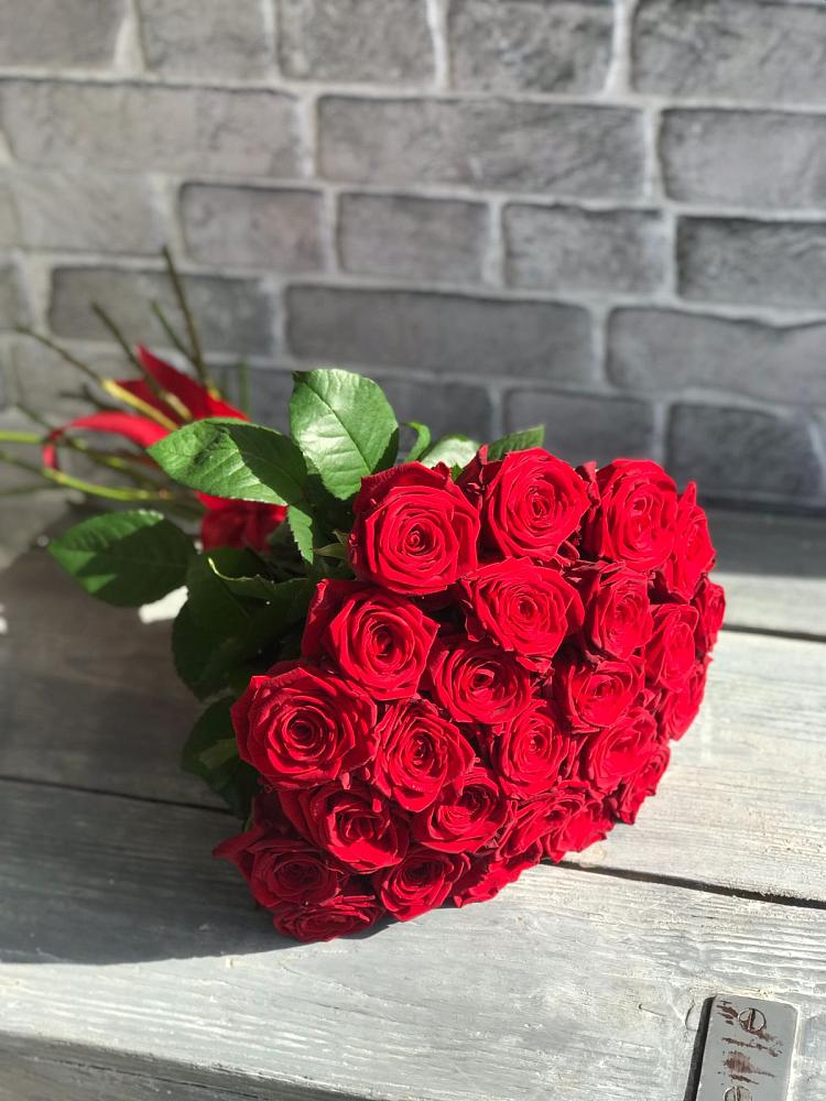 Красные розы Фридом в Наурской Букет Красные розы Фридом в Наурской