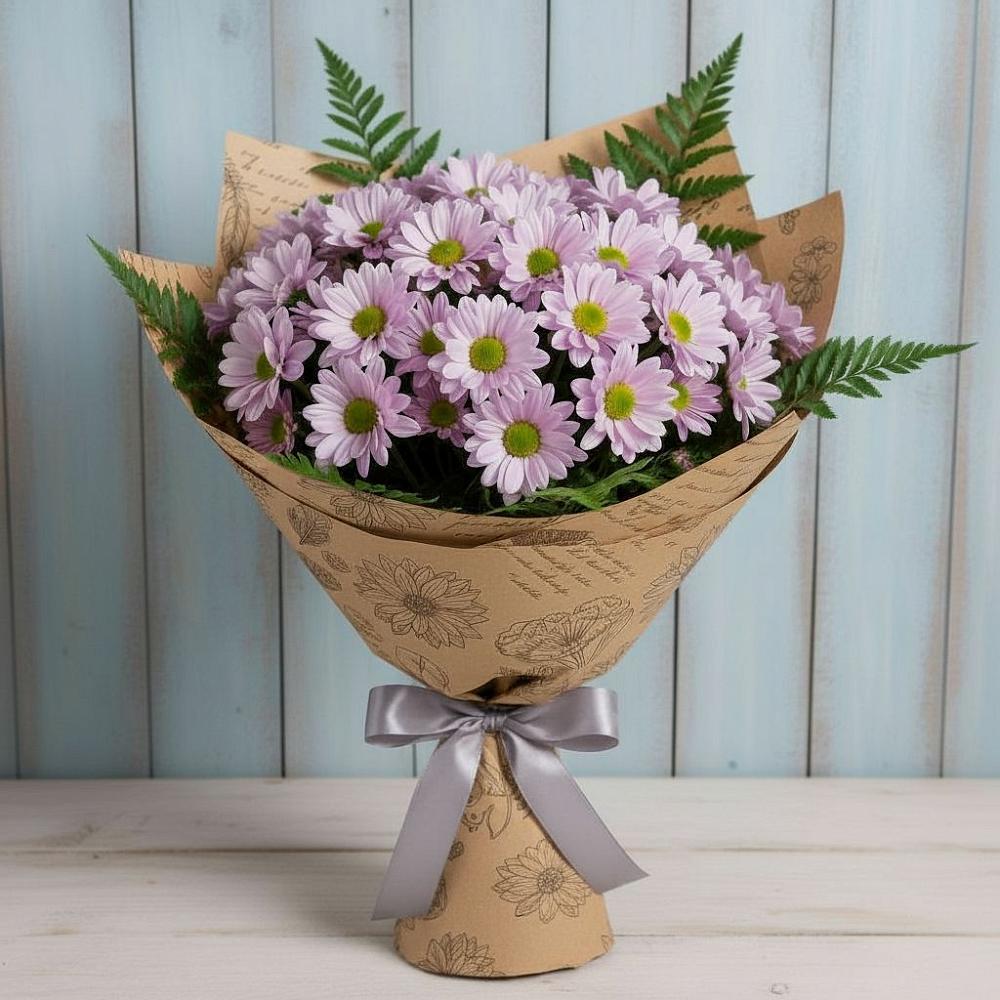 Букет соблазн в Наурской Букет цветов из: Хризантемы в Наурской