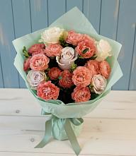 Букет влюбленный романтик в Наурской Букет цветов из:  Розы в Наурской