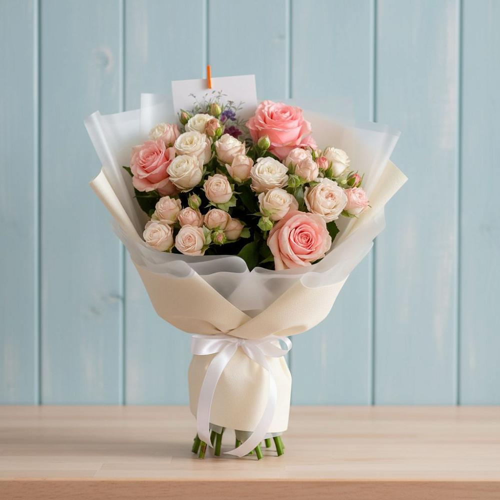 Букет голос любви в Наурской Букет цветов из: Розы в Наурской