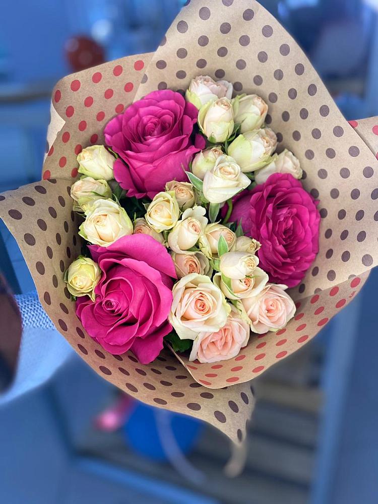 Букет ласковый взгляд в Наурской Букет цветов из: Розы в Наурской