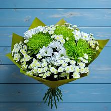 Букет скромность  в Наурской Букет цветов из:  Хризантемы в Наурской