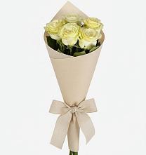 Букет белые крылья в Наурской Букет цветов из:  Розы в Наурской