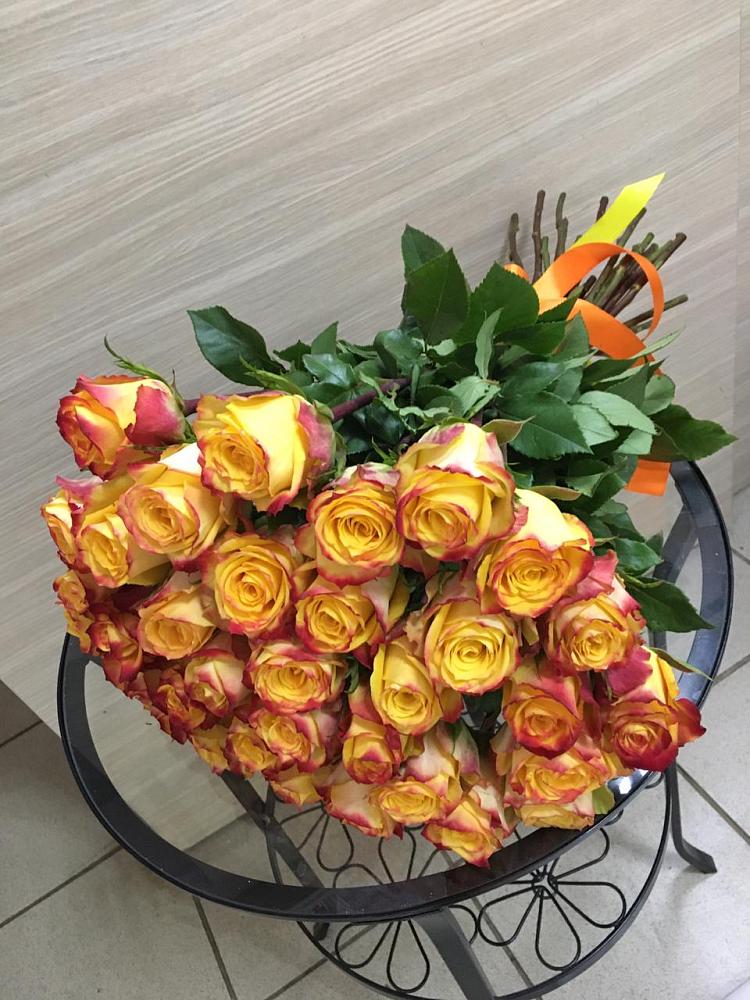 Желтые розы  в Наурской Букет Желтые розы в Наурской