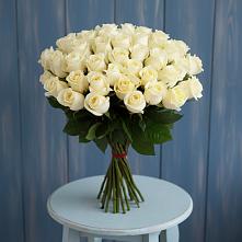 51 Белая роза Эдлесс Лав в Наурской Букет 51 Белая роза Эдлесс Лав в Наурской