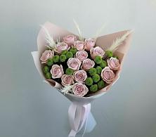 Букет доброе утро в Наурской Букет цветов из:  Розы и Хризантемы в Наурской