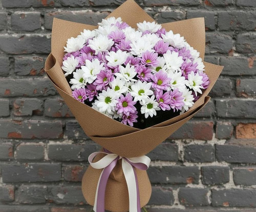Букет грани совершенства в Наурской Букет цветов из: Хризантемы в Наурской