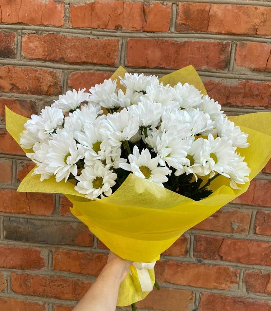 Букет Застенчивые лепестки в Наурской Букет цветов из: Хризантемы в Наурской