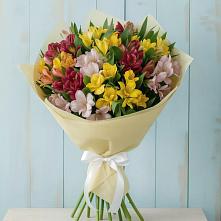 Букет Летние краски в Наурской Букет цветов из:  Альстромерии в Наурской