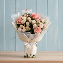 Букет голос любви в Наурской Букет цветов из:  Розы в Наурской
