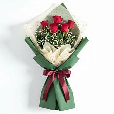 Букет рубиновое очарование в Наурской Букет цветов из:  Розы в Наурской