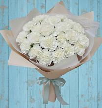 Букет Хрустальное утро в Наурской Букет цветов из:  Гвоздики в Наурской