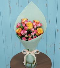 Букет Отличное настроение в Наурской Букет цветов из:  Розы в Наурской