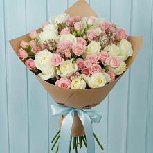 Букет романтичный подарок в Наурской Букет цветов из:  Розы в Наурской