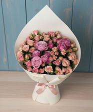 Букет Нежная розовость в Наурской Букет цветов из:  Розы в Наурской